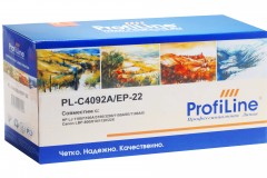 Картридж ProfiLine C4092A/ EP-22 (PL-C4092A/ EP-22) для принтеров HP LaserJet 1100/ 1100A/ 3100/ 3200/ 1100ASE/ 1100AX/ Canon LBP-800/ 810/ 1120/ 22X 2500 страниц